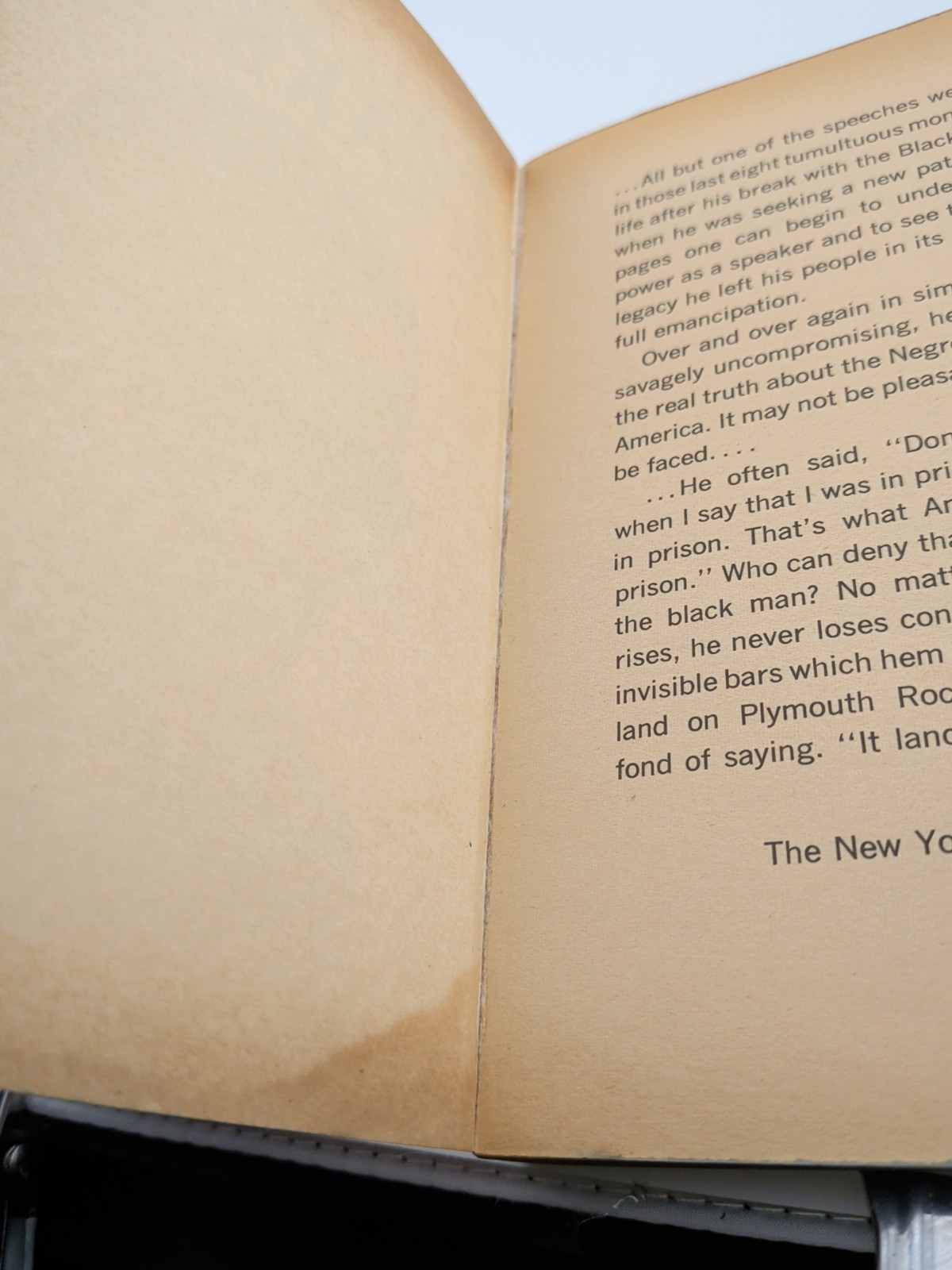 1st Edition / 1st Printing – 1966 MALCOLM X SPEAKS by Evergreen Black Cat – RARE