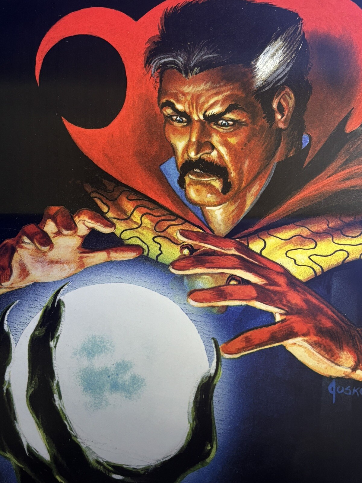 2024 Heroes Convention Joe Jusko Dr. Strange 17” by 8.75” Poster Charlotte NC