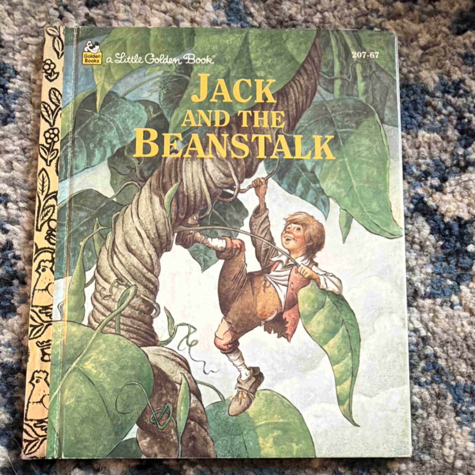 Little Golden Books Jack and the Beanstalk Rita Balducci Hardcover Richard Walz