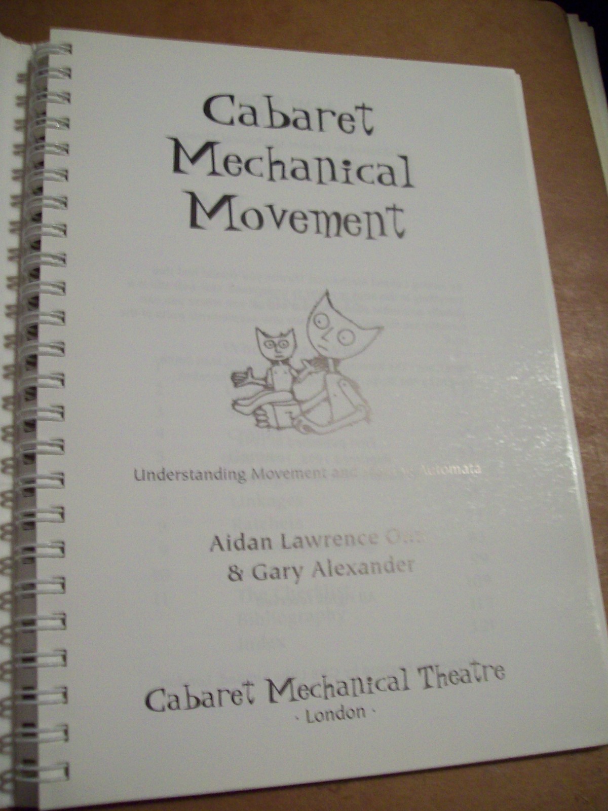 Cabaret Mechanical Movement Making Automata Onn Anton Szandor LaVey Robert Fuest