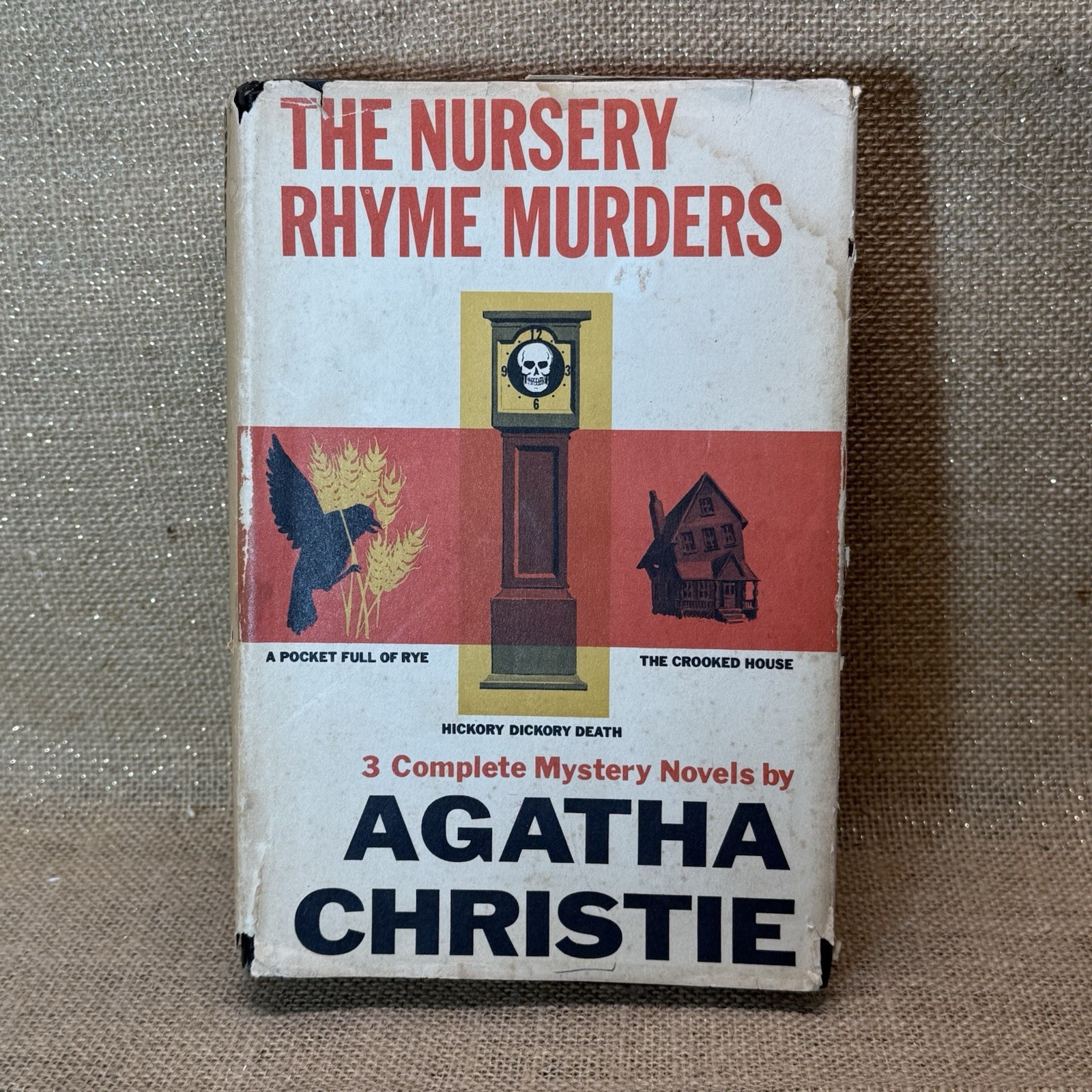 NURSERY RHYME MURDERS-3 Complete Novels-Agatha Christie HC/DJ-Dodd Mead 1970
