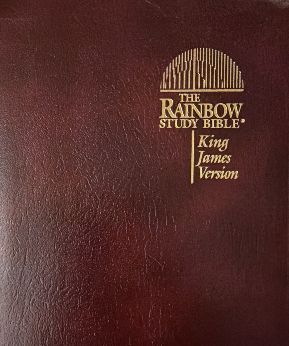 The Rainbow Study Bible, Bold Letter Edition – King James Version 1989 Burgundy