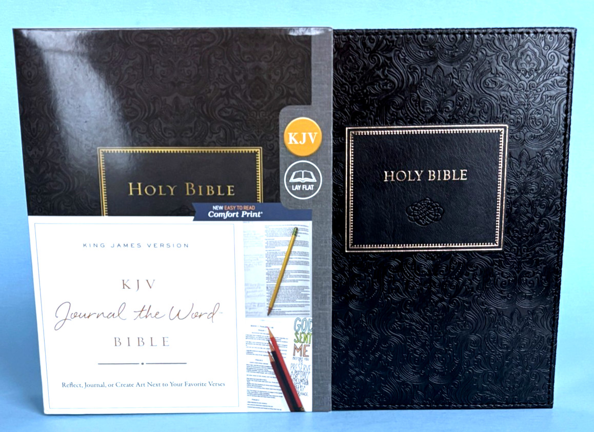 Holy Bible : King James Version, Black, Journal the Word Bible, Red Letter Ed…