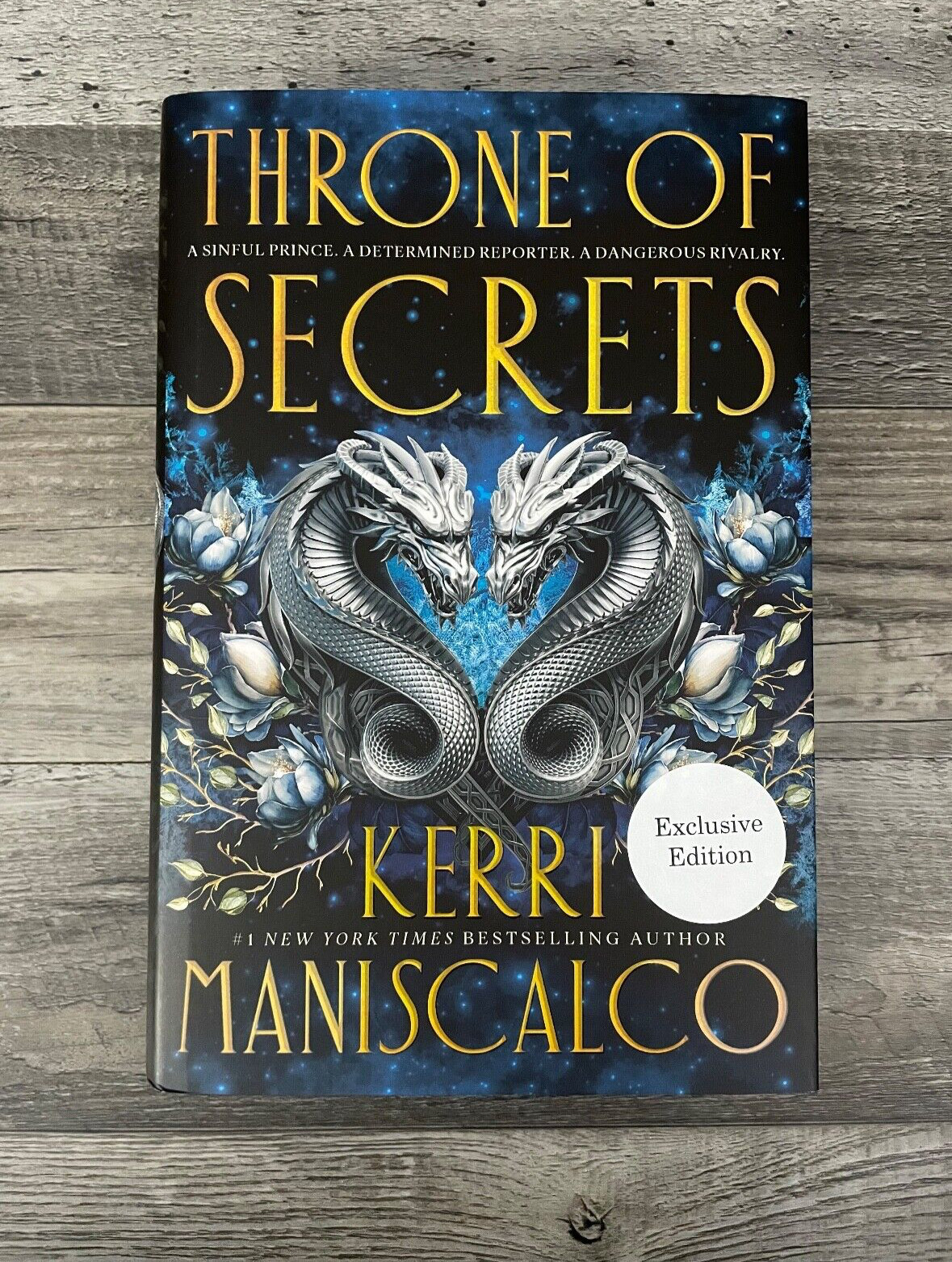 Waterstones THRONE OF SECRETS Kerri Maniscalco SPRAYED EDGES UK 1st/1st