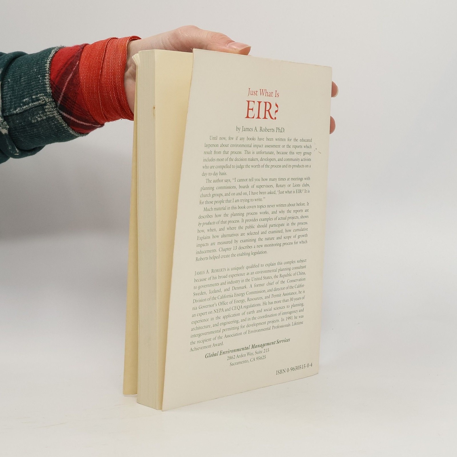 Just What Is EIR?  |  James A. Roberts