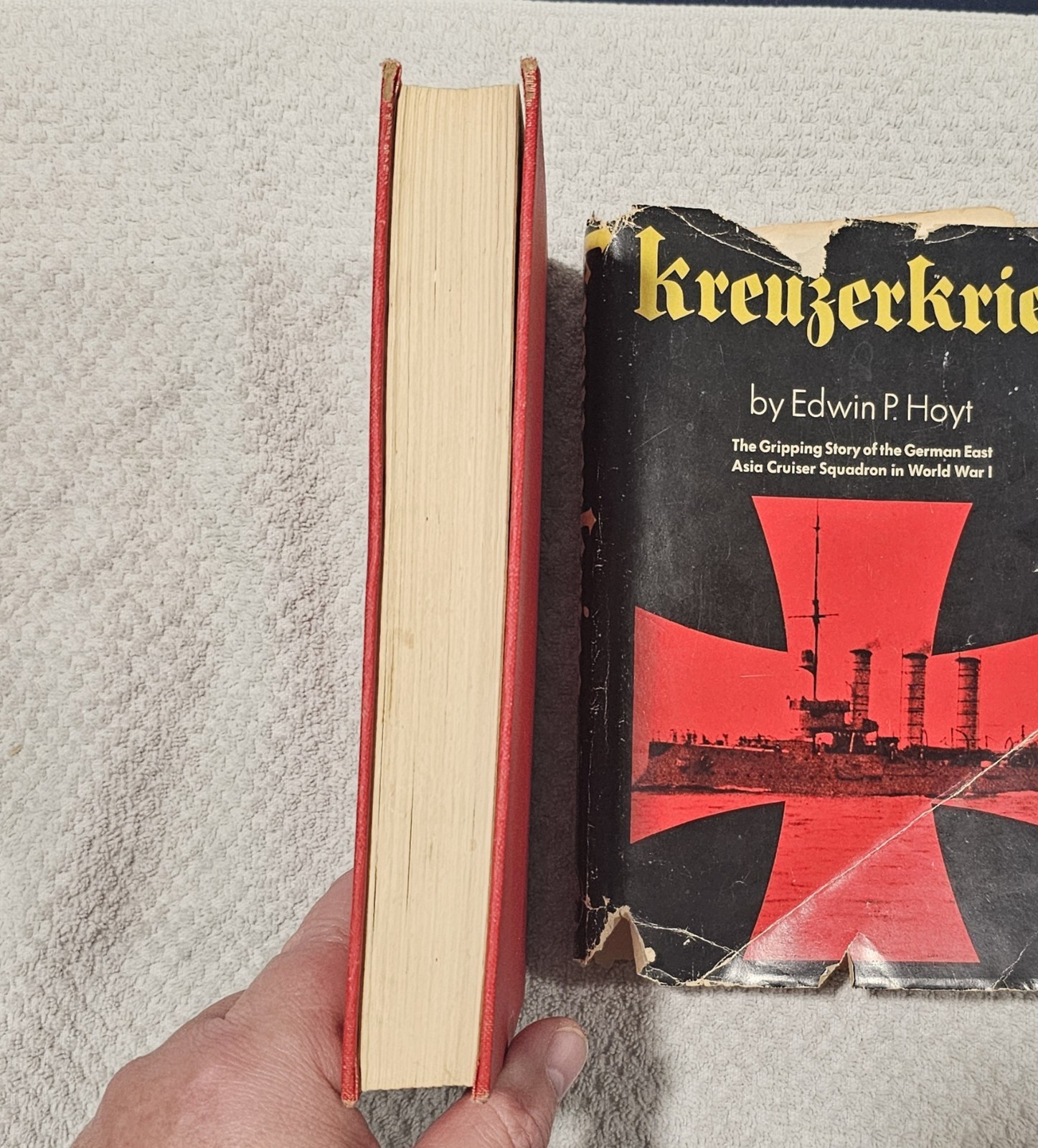 Kreuzerkrieg Edwin P Hoyt 1968 Hardcover First Edition German Cruiser WWI