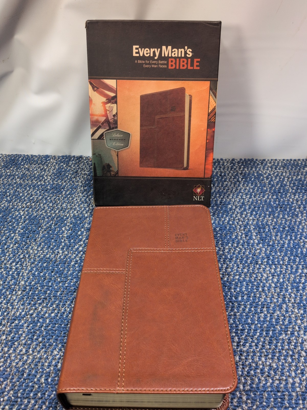 Every Man’s Bible by New Living Translation (2014, Imitation Leather)