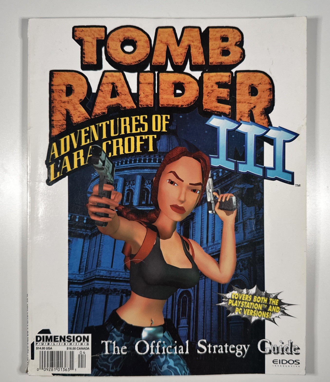 Tomb Raider III Adventures Of Lara Croft Official Strategy Guide Covers PS & PC