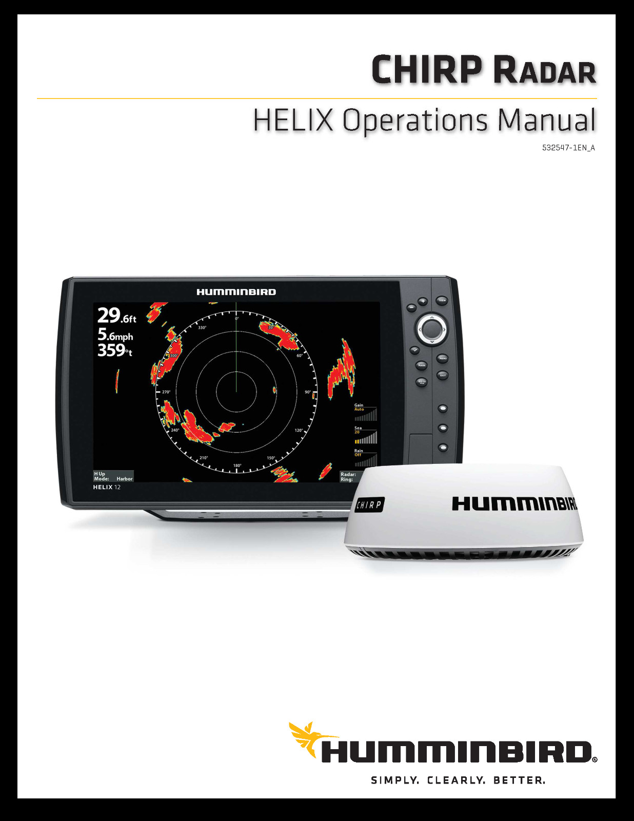 Humminbird Helix Chirp Radar Operators Manuals -20 Pages