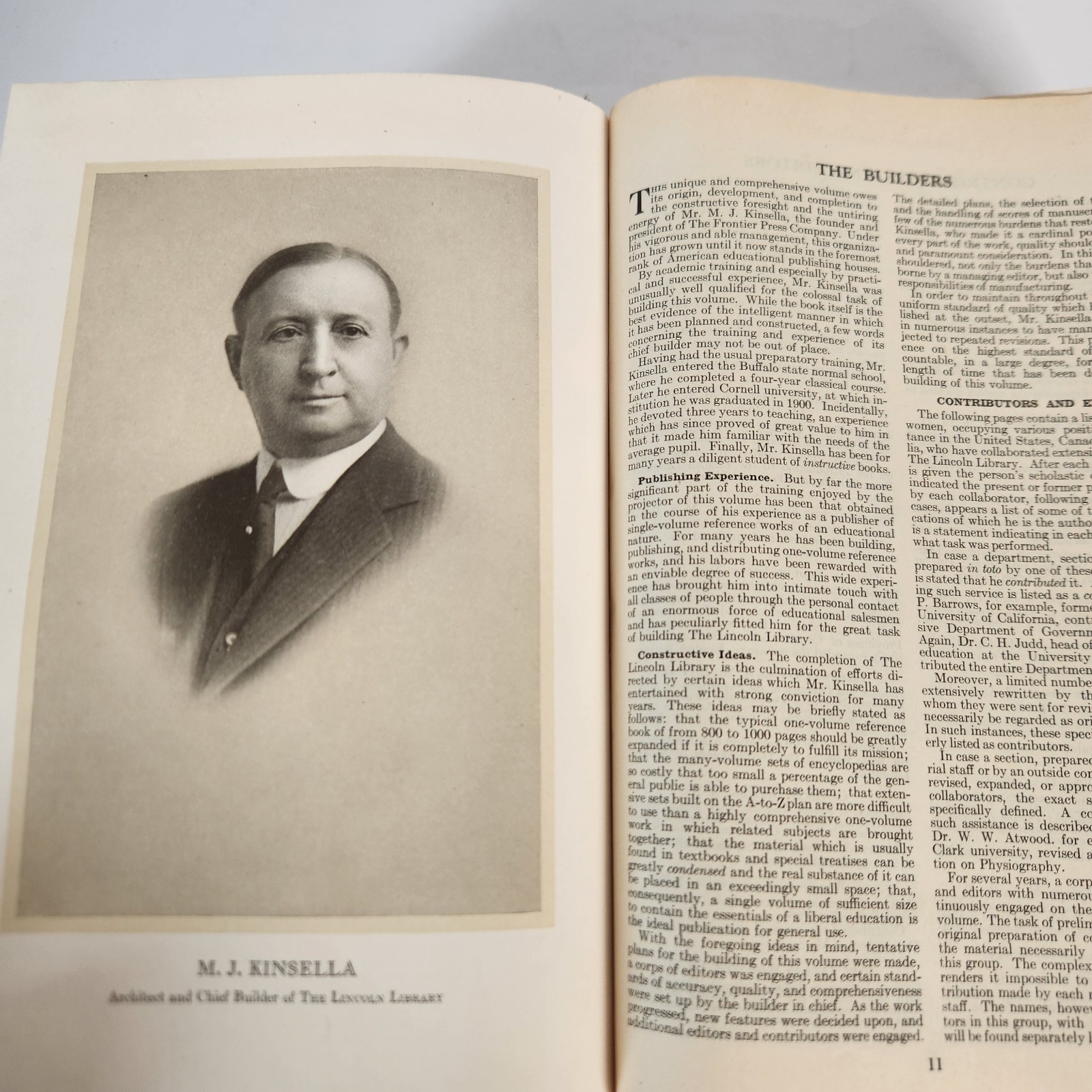 The Lincoln Library of Essential Information Frontier Press 1924 Self-Education