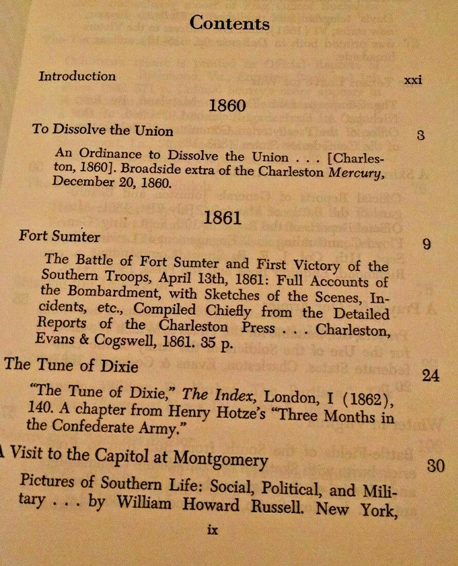 CONFEDERATE READER HOW THE SOUTH SAW THE WAR RICHARD HARWELL DOVER 1989 CIVIL.