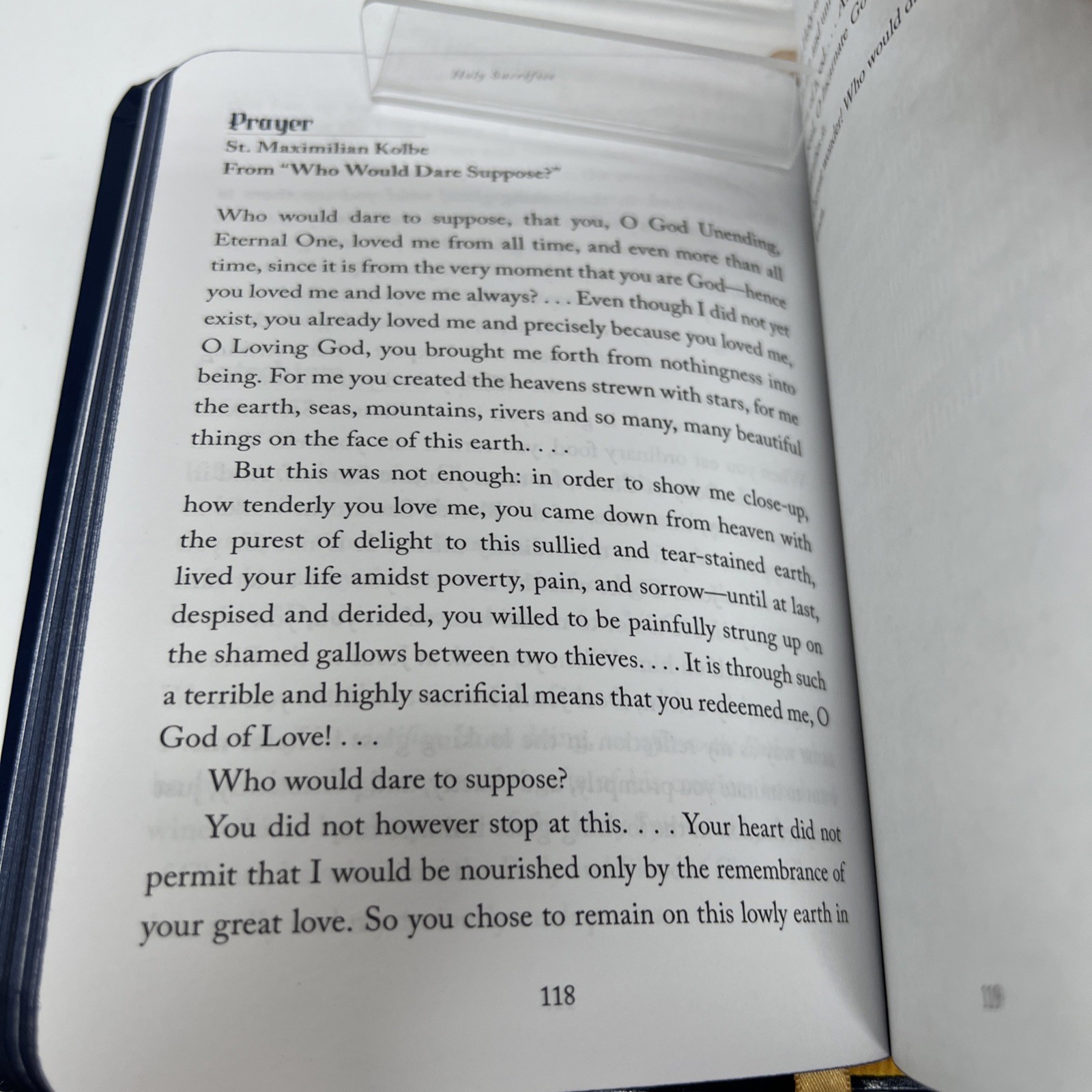 The Holy Hour Meditations For Eucharist Adoration Navy Blue Leather/Gold 2022