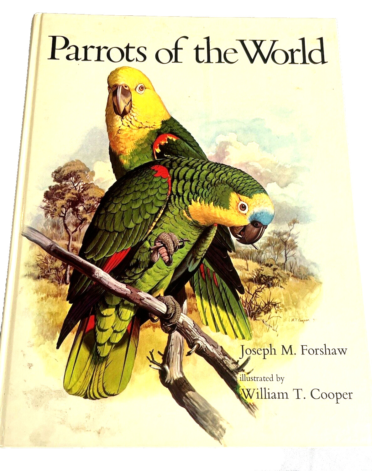 1977 Parrots of the World, Joseph M. Forshaw, William T. Cooper Large Book