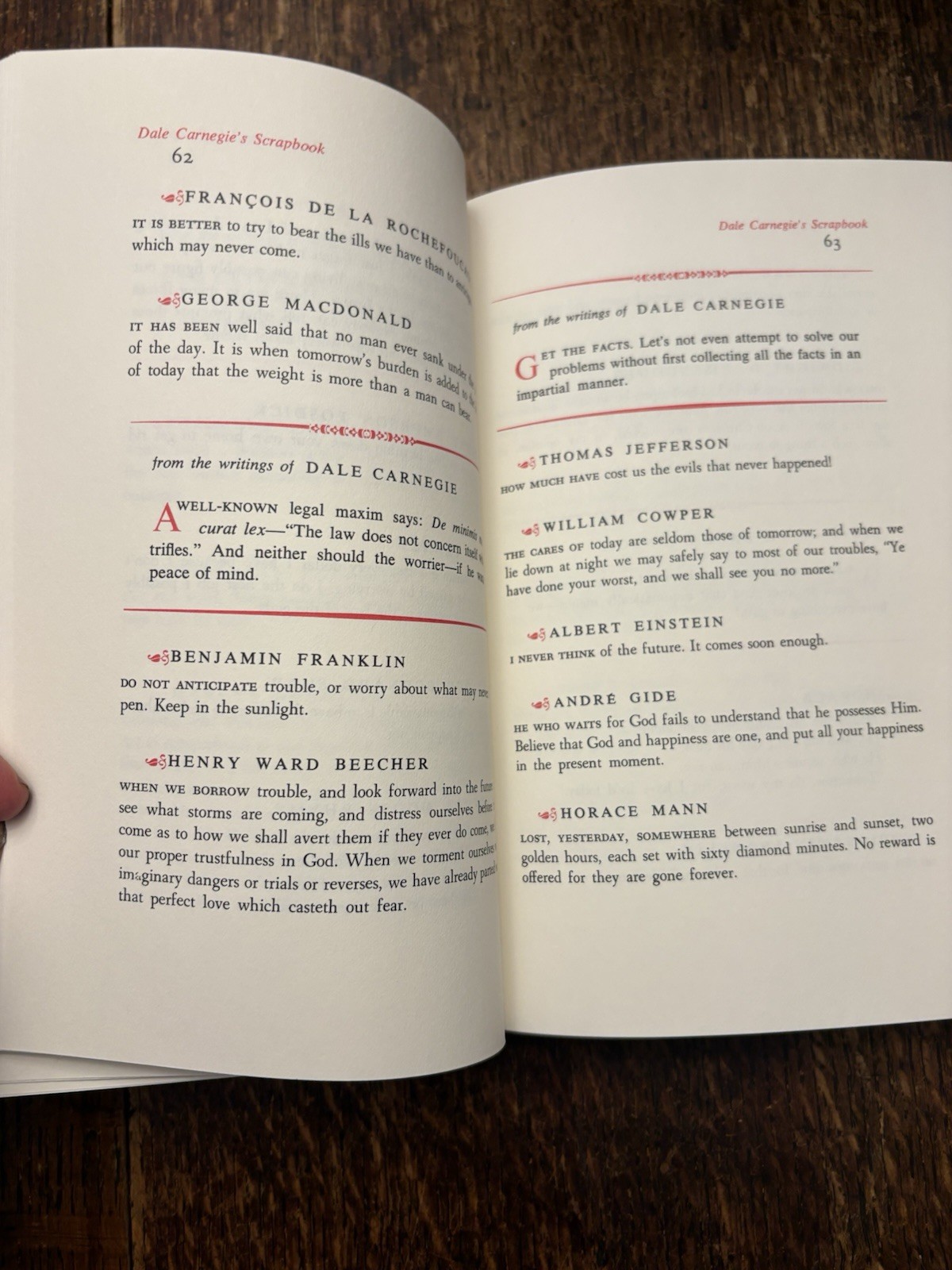 Dale Carnegie’s Scrapbook , Hardcover by Dale Carnegie: VeryGood