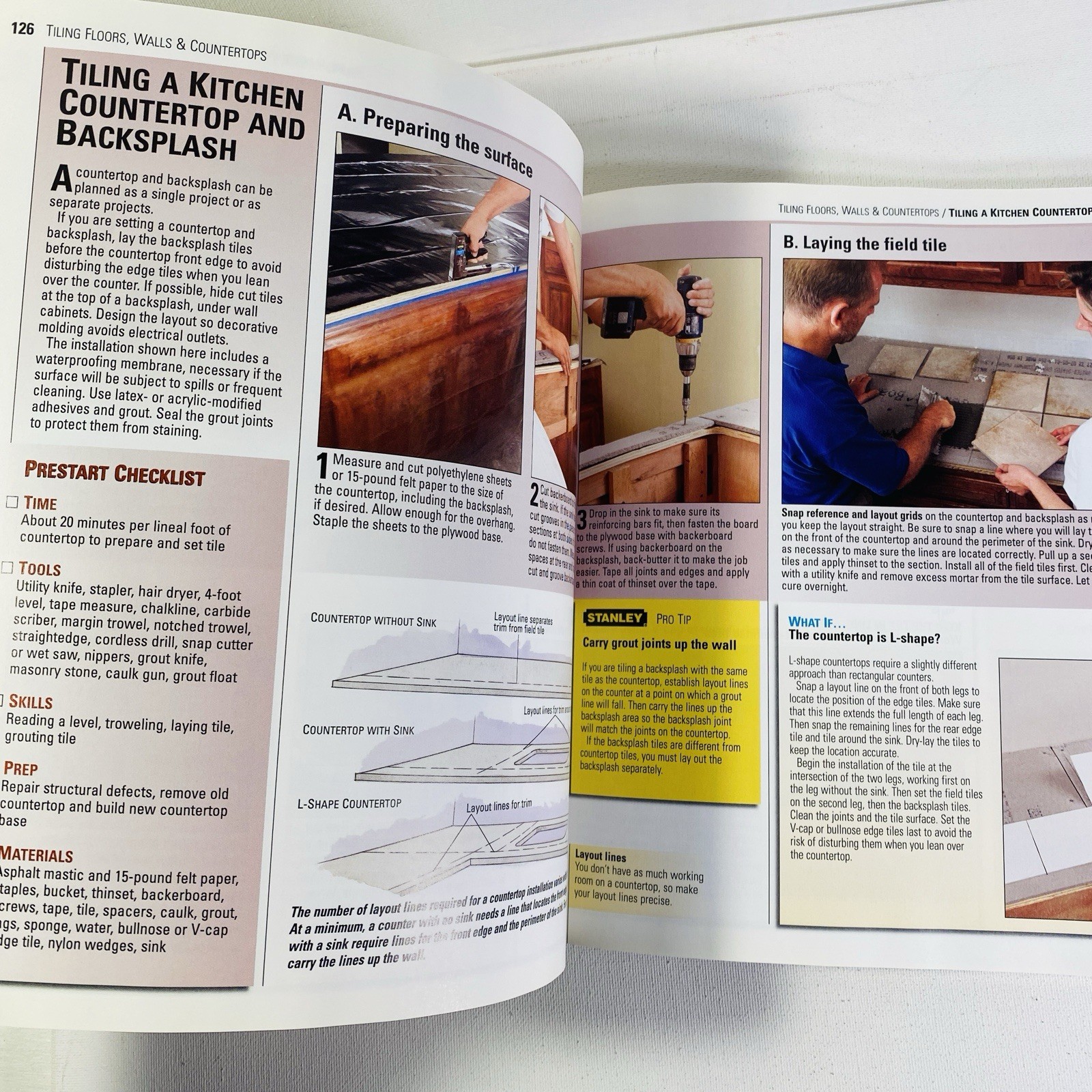 Complete Tiling by Stanley Complete Projects Staff and Ken Sidey 2004, Trade PB