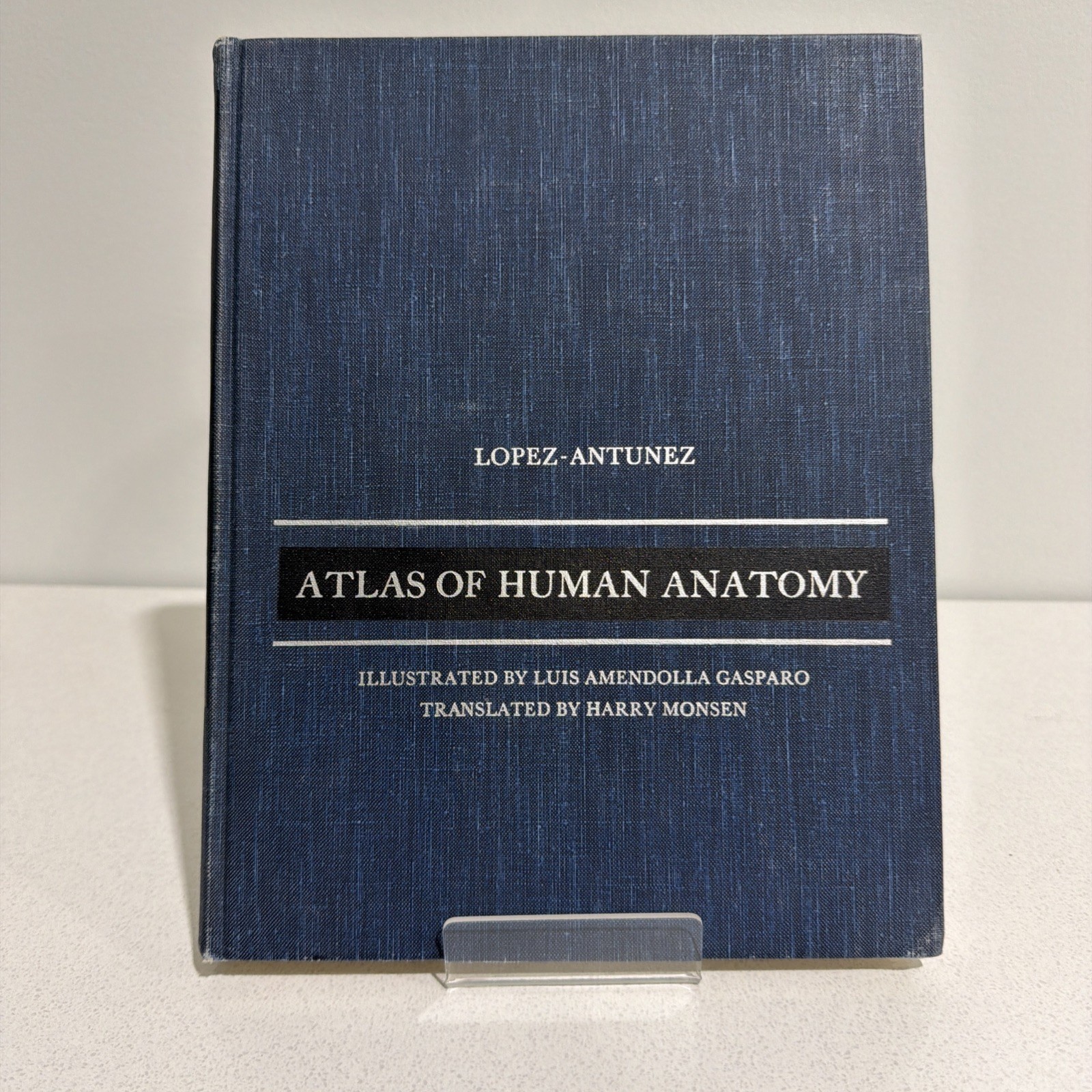 Atlas of Human Anatomy Lopez-Antunez Illustrated Gasparo Translated Monsen