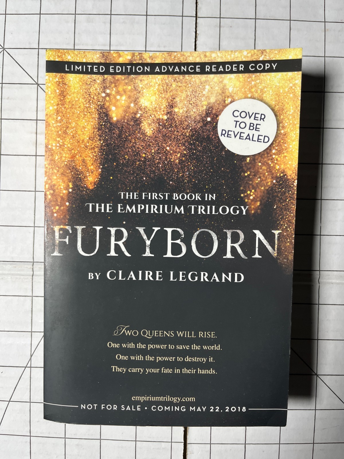 Furyborn by Claire Limited Edition Advance Reader Copy Uncorrected Proof 2018 PB