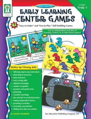 Early Learning Center Games, Grades PK – 1 – paperback, Woodfield, 9781933052274