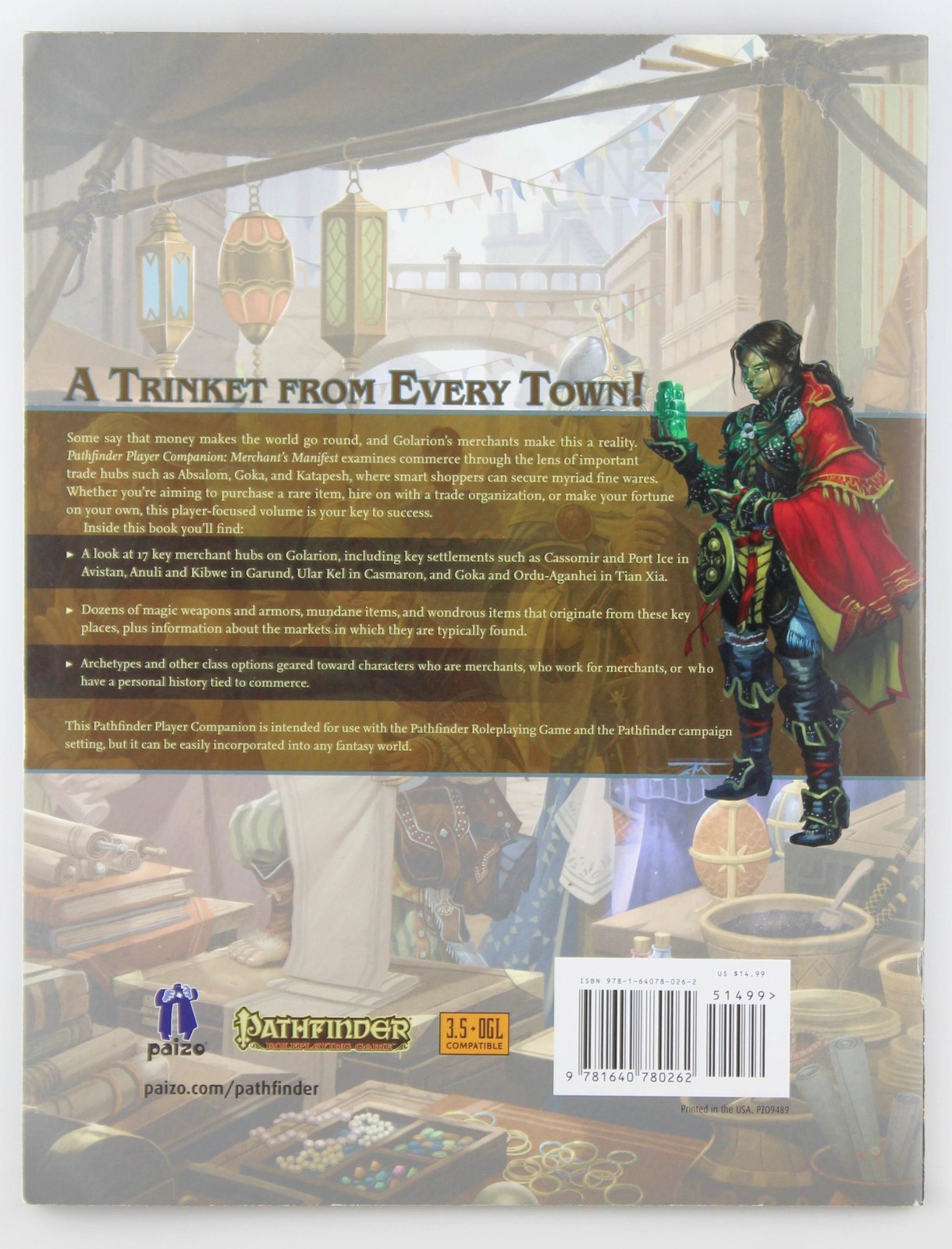 Pathfinder Player Companion: Merchant’s Manifest Staff, Paizo Paizo Inc.