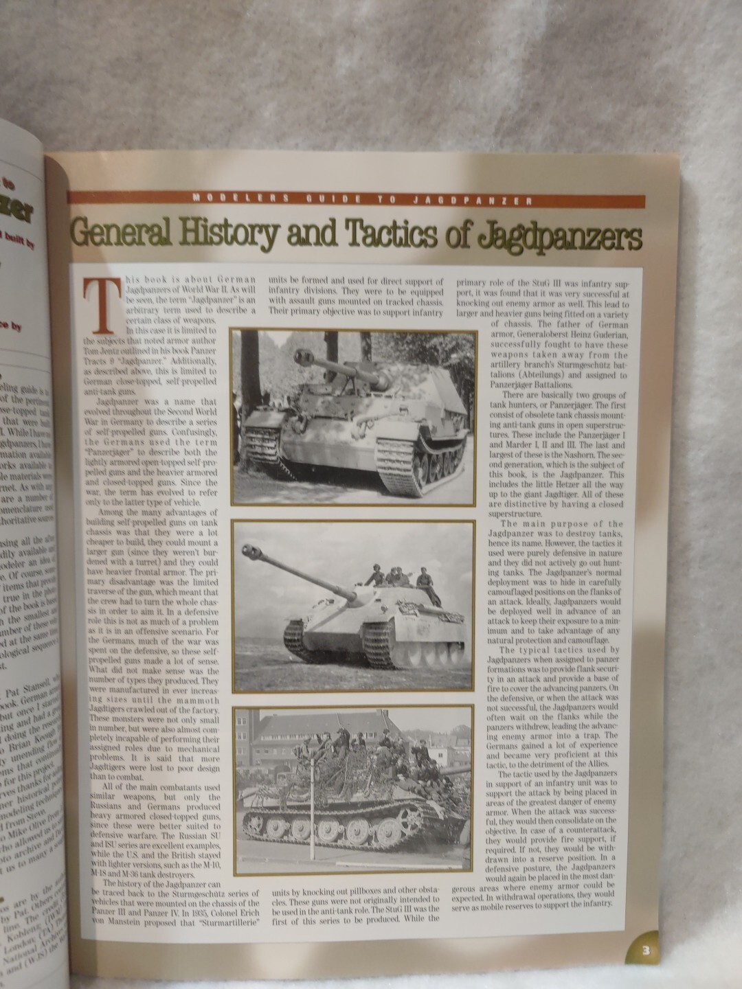 RZM Pub Historical Book Modeler’s Guide to Jagdpanzer VG+/NM