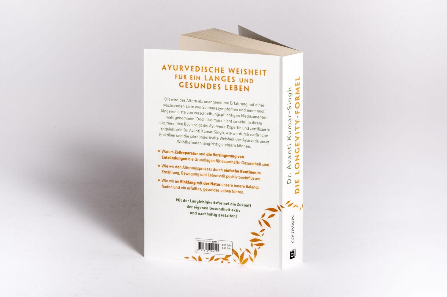Die Longevity-Formel ~ Avanti Kumar-Singh ~ 9783442224111