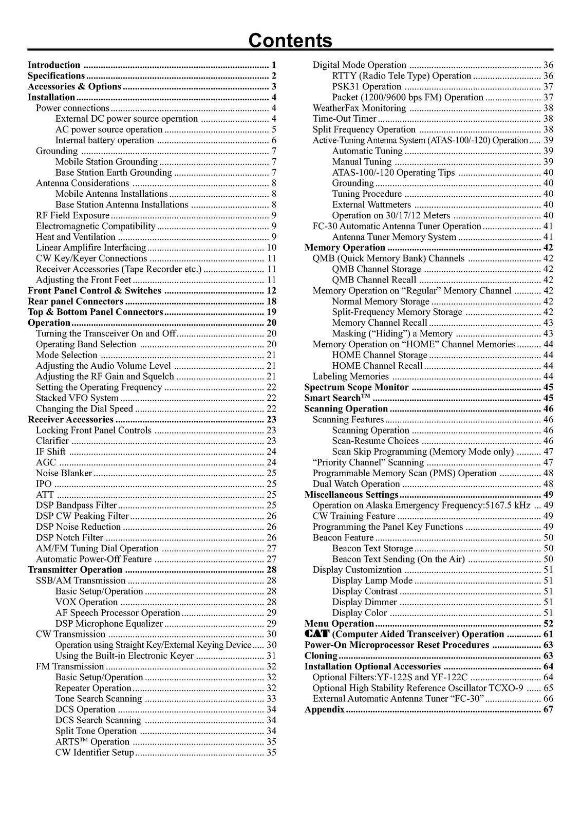YAESU FT-897 Transceiver User Operating Manual – STEEL WIRE SECURED