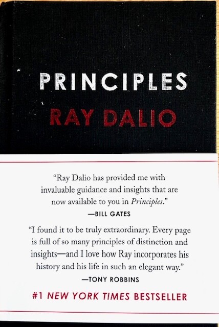 PRINCIPLES ~ RAY DALIO ~ HARDCOVER/ HALF-SIZE DUST JACKET~ NEW