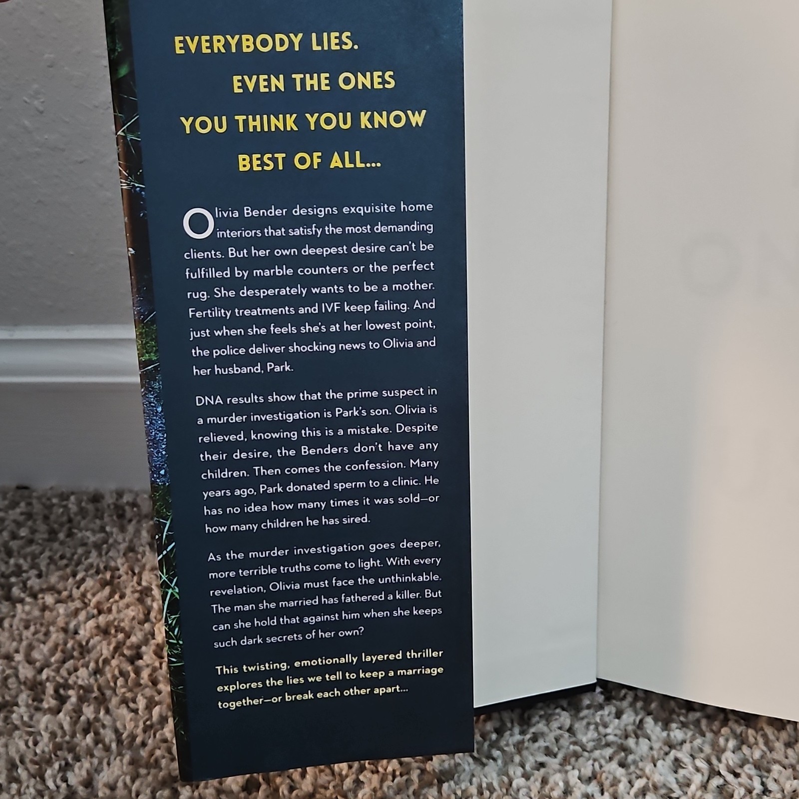 J.T. Ellison It’s One of Us Hardcover Fiction Novel Thriller Suspense