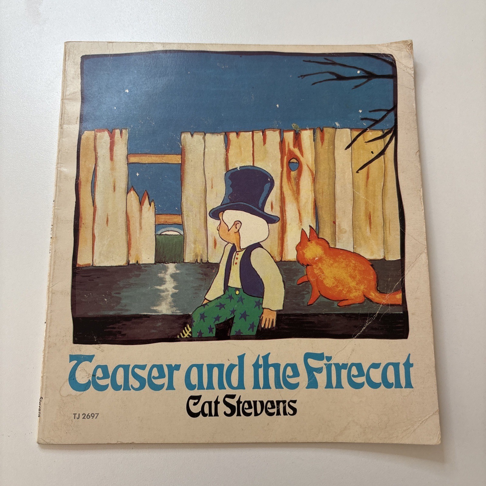 TEASER AND THE FIRECAT BOOK Cat Stevens French English Spanish. Vintage 1972