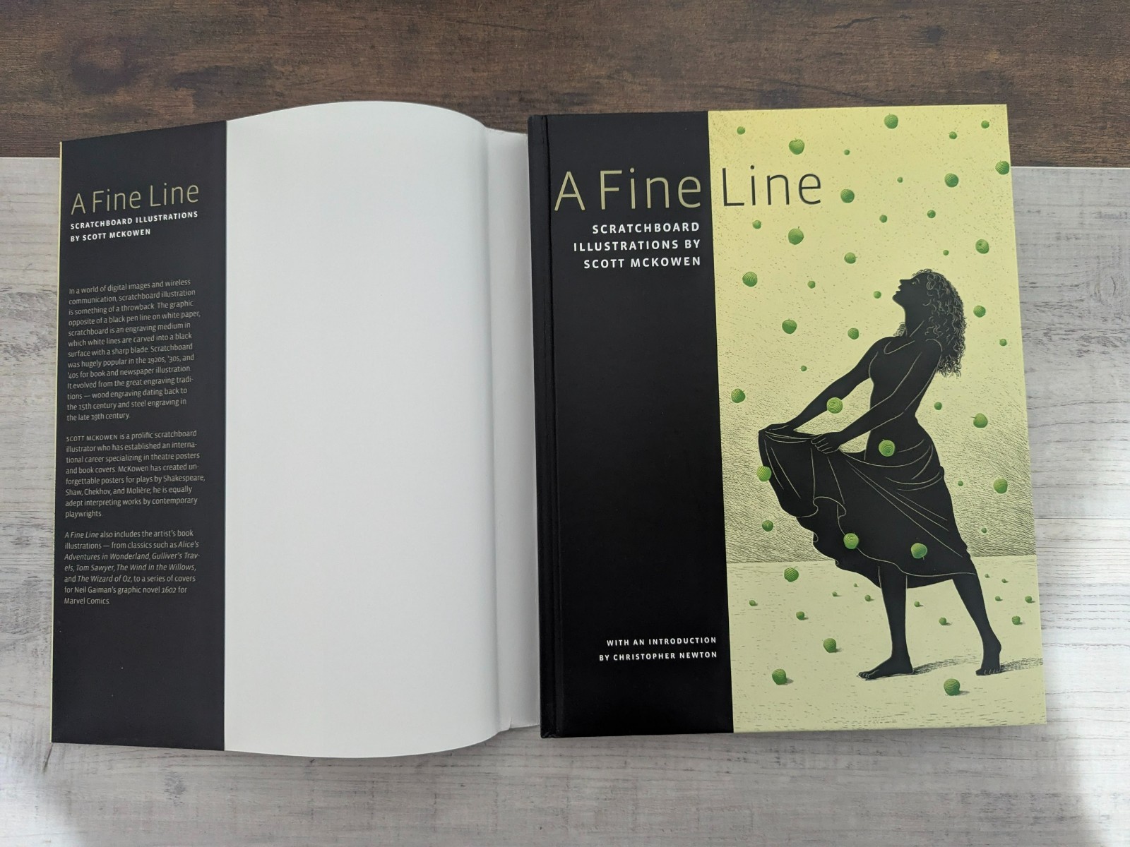 A Fine Line: Scratchboard Illustrations by Scott McKowen; S. McKowen – HC/DJ/VG