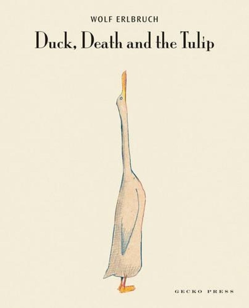 Duck, Death and the Tulip by Wolf Erlbruch (English) Hardcover Book