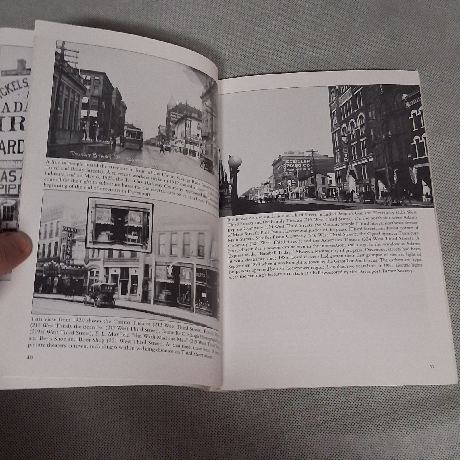 Davenport (IA) Postcard History Series Book by Doug Smith Paperback 127 Pages