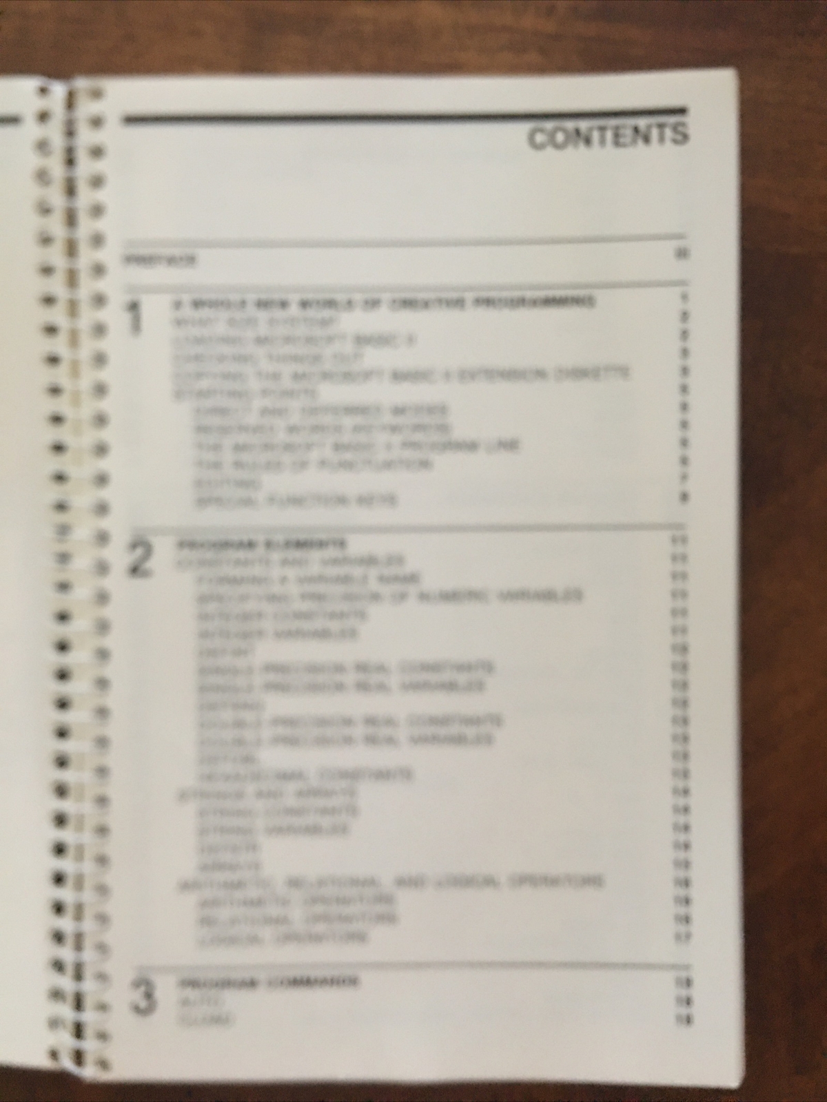 ATARI MICROSOFT BASIC II Reference Manual (Atari, 1983) Spiral Bound 142 Pages