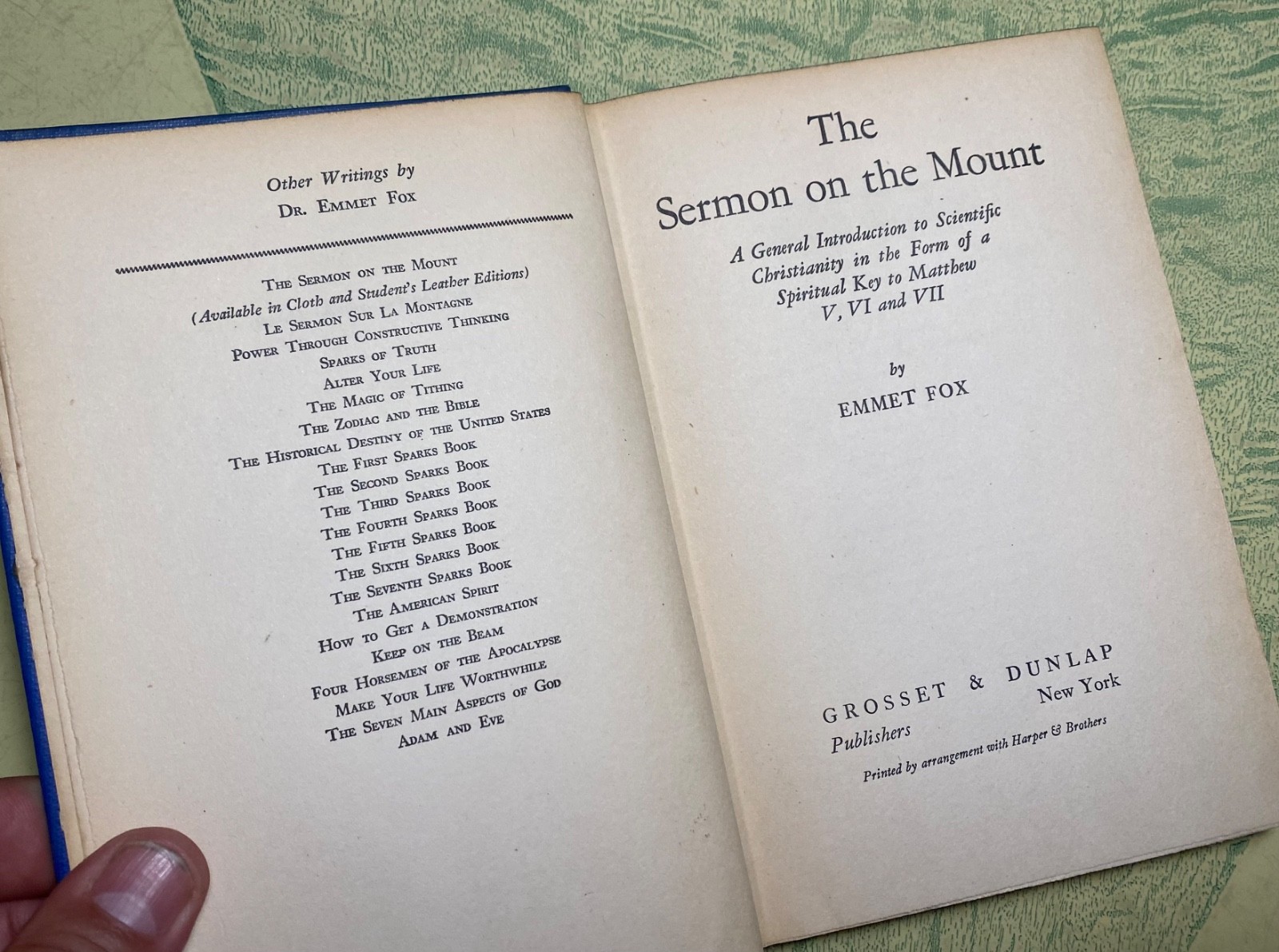 EMMET FOX —Vintage Book Lot —Grosset & Dunlap (Sermon/Sparks/Find and Use)