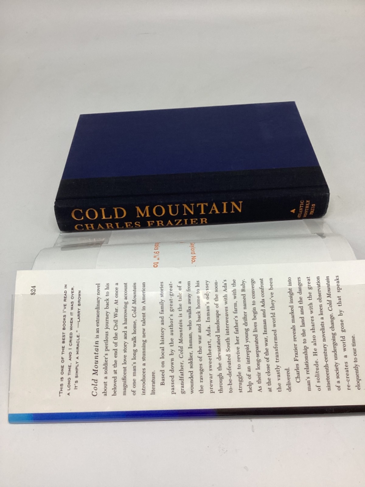 Charles Frazier “Cold Mountain” Signed 1st Edition 1st Printing 1st State. VG!