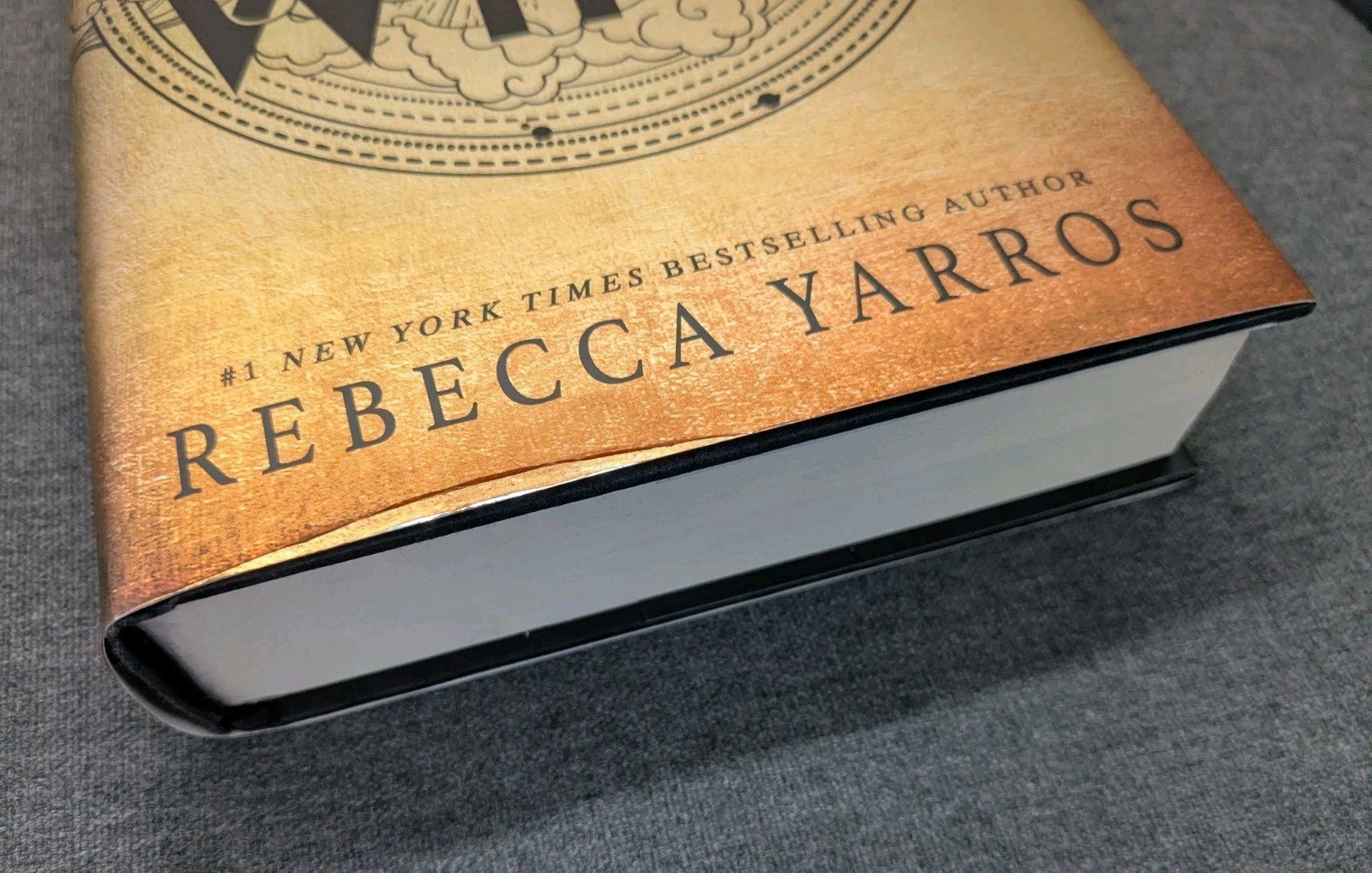 1st Edition Fourth Wing Hardcover HCDJ by Yarros Rebecca Fine NM 8th Printing