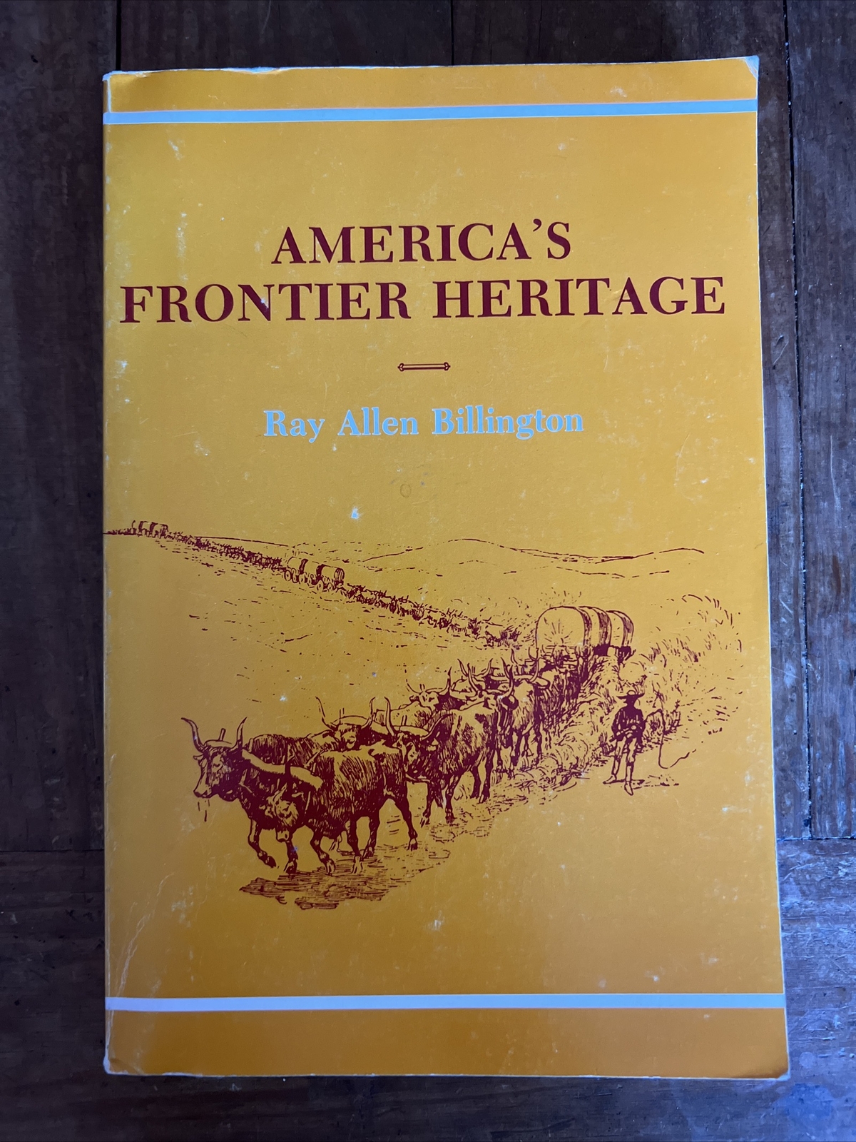 America’s Frontier Heritage Ray Allen Billington UNM Press PB Clean VG
