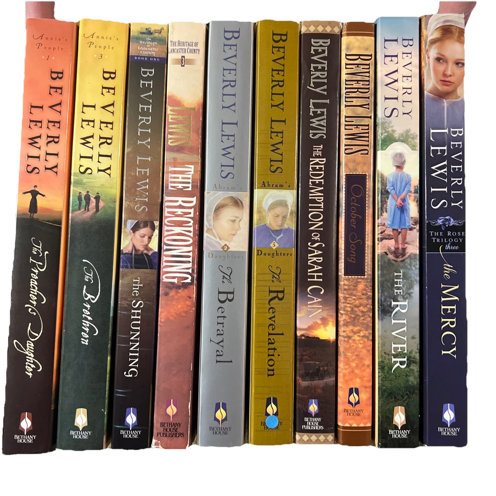 Bundle of 10 Beverly Lewis Paperback Books Very Good Condition