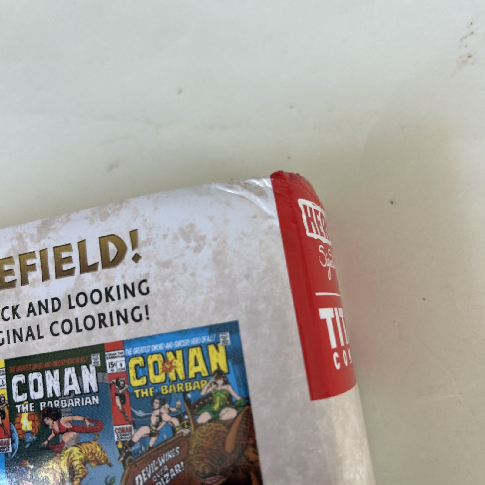 Marvel Comics Omnibus Conan the Barbarian #1-HC book-dust jacket-Roy Thomas