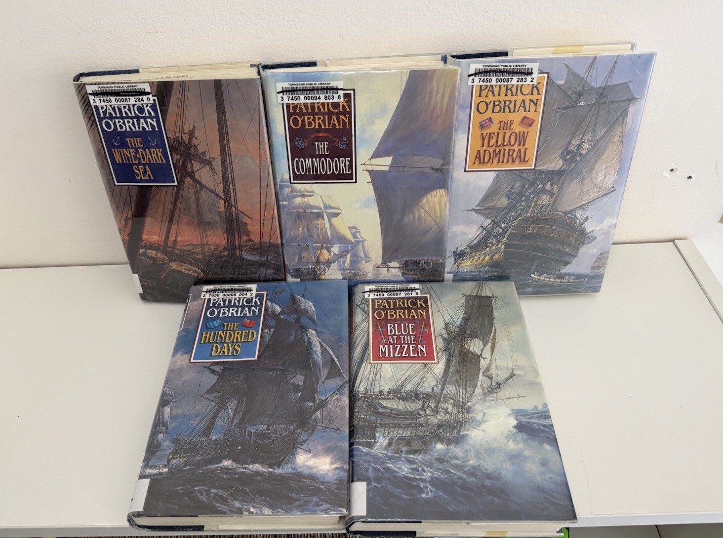 Patrick O’Brian Aubrey Maturin Hardcover Lot 5 Books 16 17 18 19 20 First US Ed