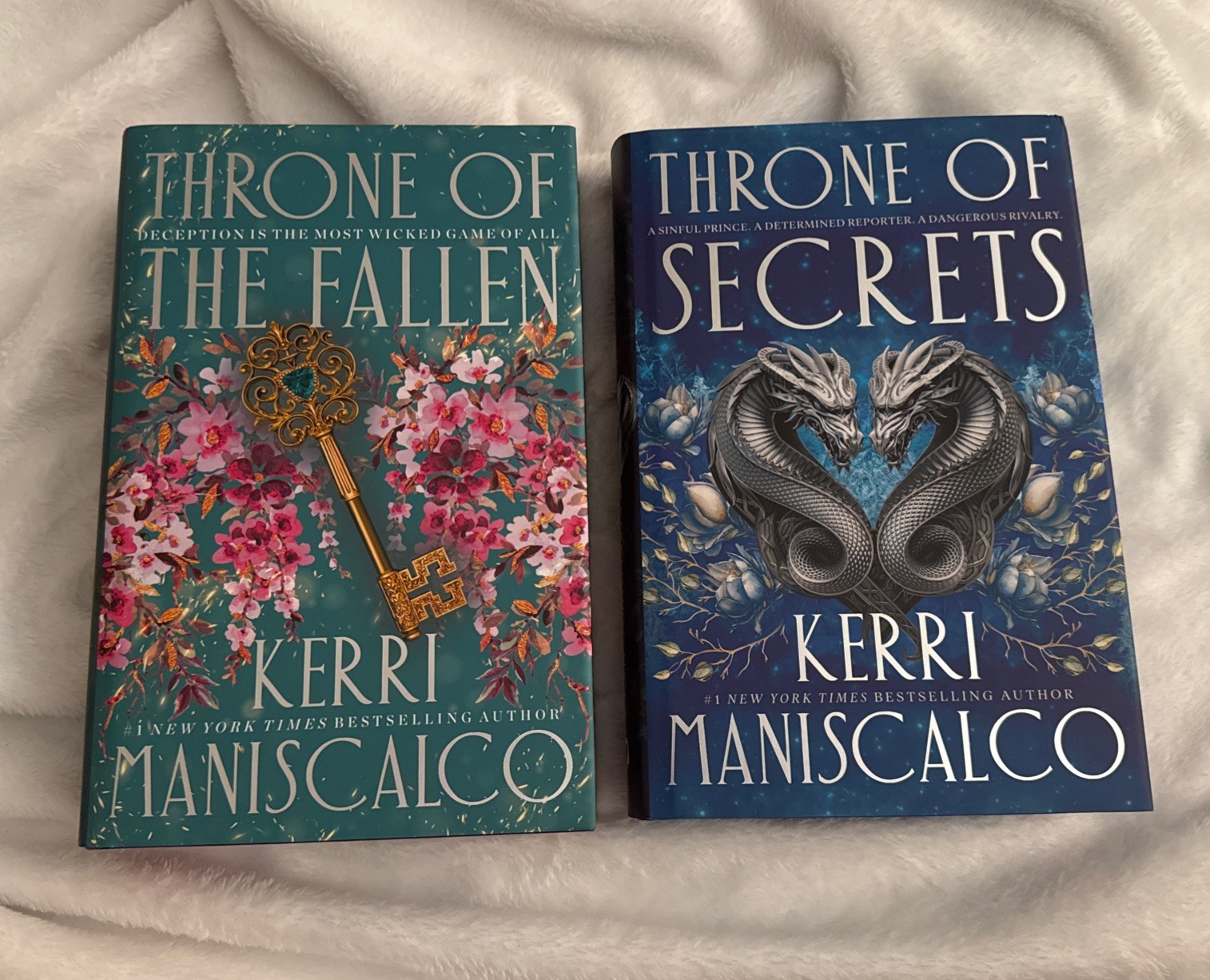 Throne of the Fallen AND Throne of Secrets FAIRYLOOT Editions SIGNED RARE