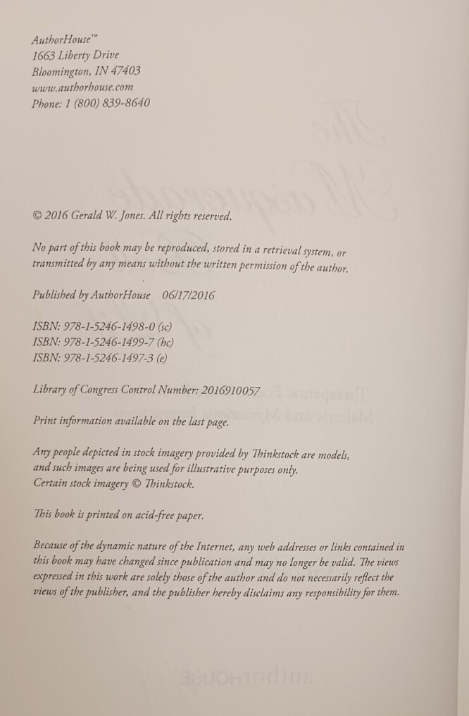 THE MASQUERADE BALL OF LIFE by Gerald W. Jones (2016, Paperback) * SIGNED *