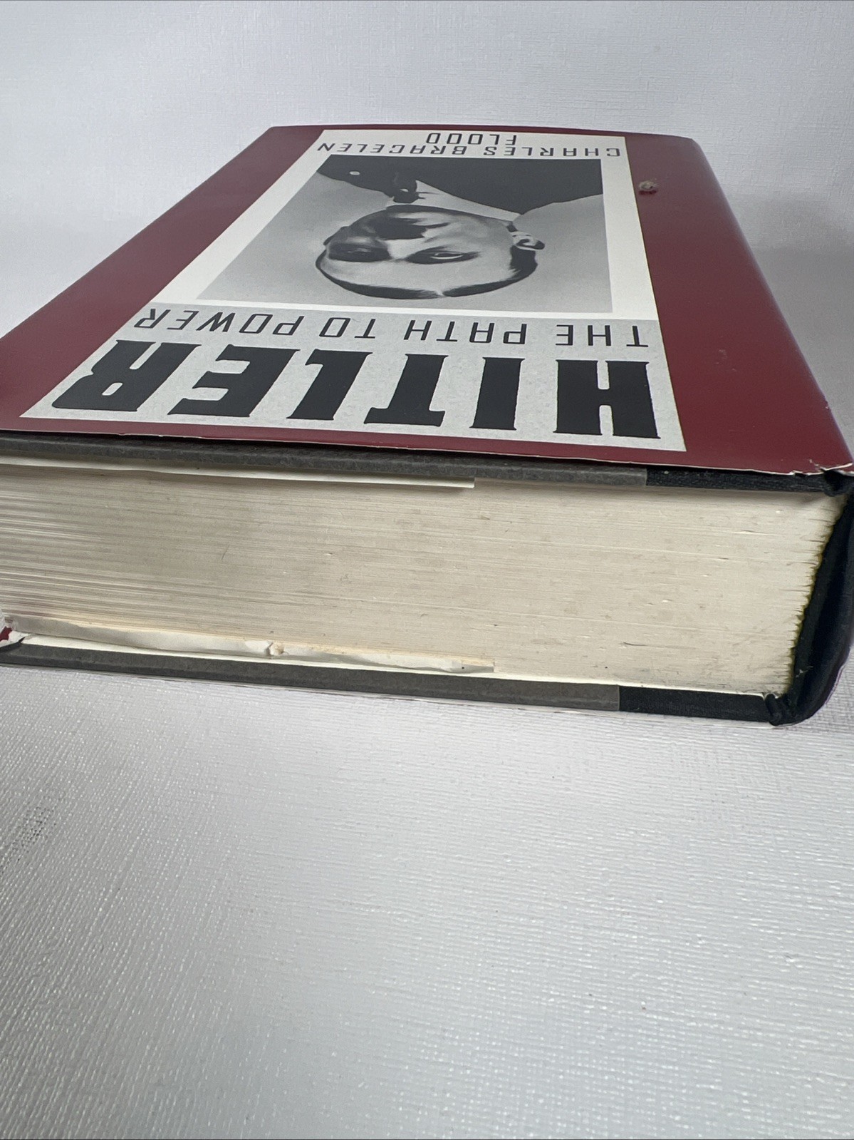 Hitler The Path to Power by Charles Bracelen Flood Hardcover 1989 HCDJ- Good