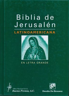 Biblia De Jerusalen Latinoamericana En Letra Grande (Spanish Edition) Various h