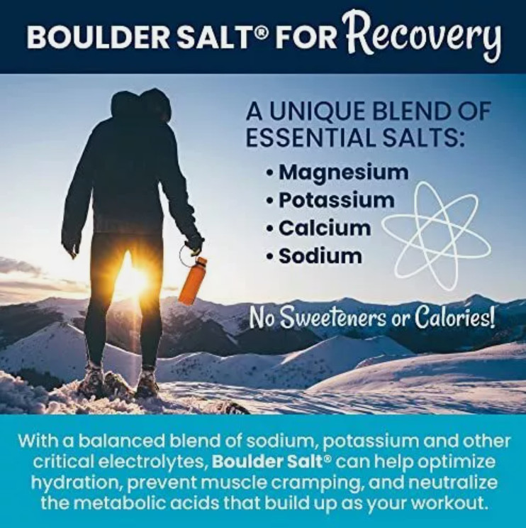Boulder Salt – Low Sodium Electrolyte Salt