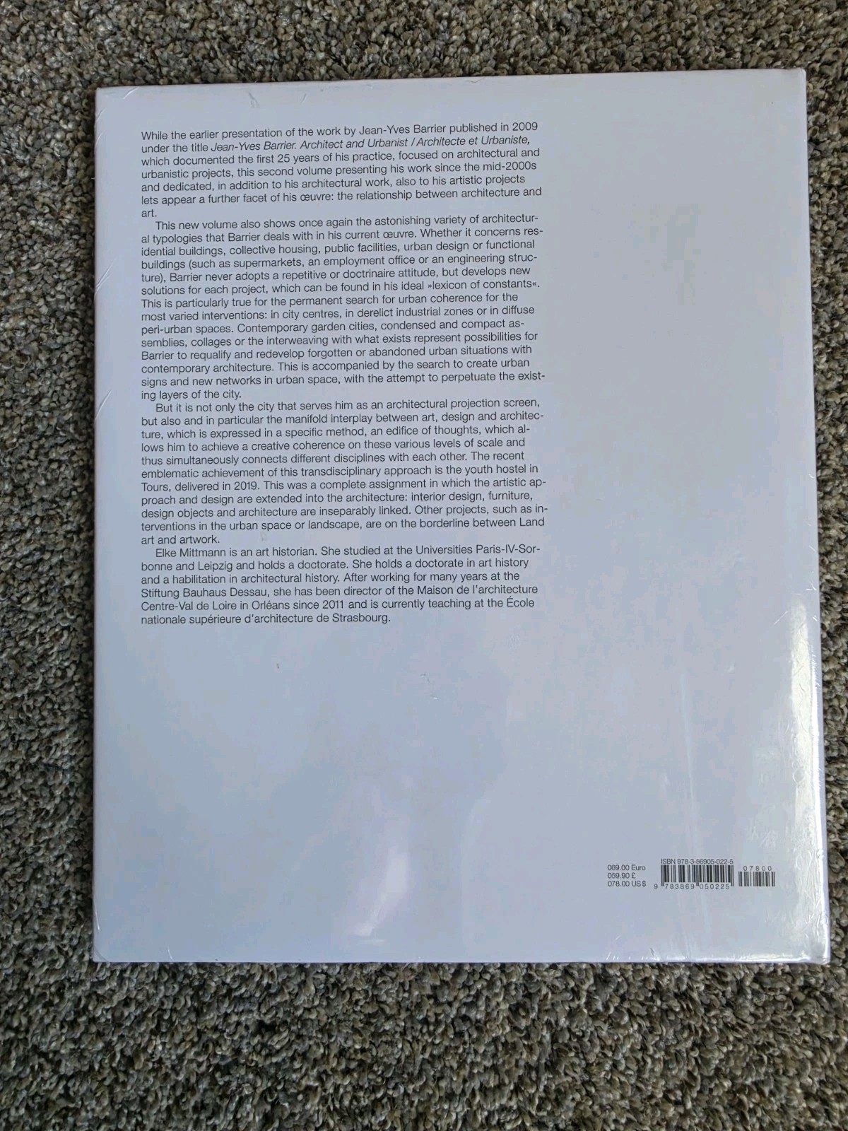 Elke Mittmann Jean-Yves Barrier 2005-2023 Hardcover 2023 Menges Illustrated DJ