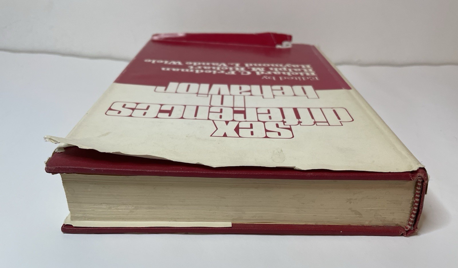 Sex Differences in Behavior HC Book Biomedical Health John Wiley 1974 Rare Vtg