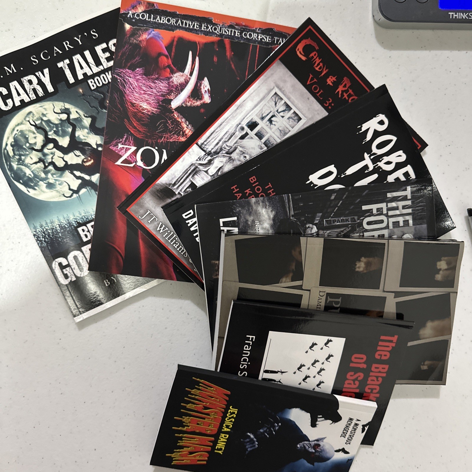 Eight Book Bundle Of Monster, Paranormal Demon Softback Books