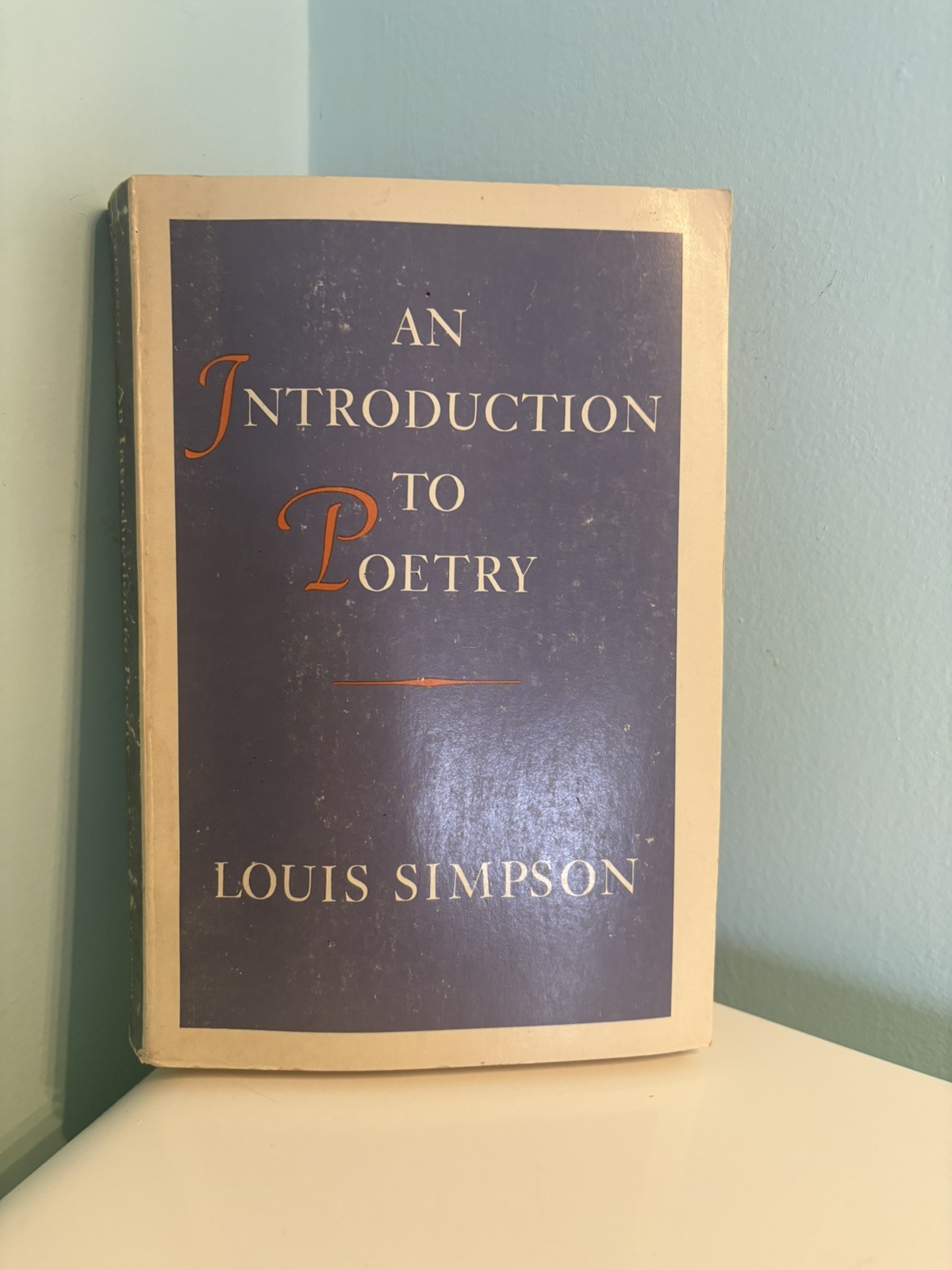 An Introduction to Poetry by Simpson, Louis **VTG, 1967**Papperback