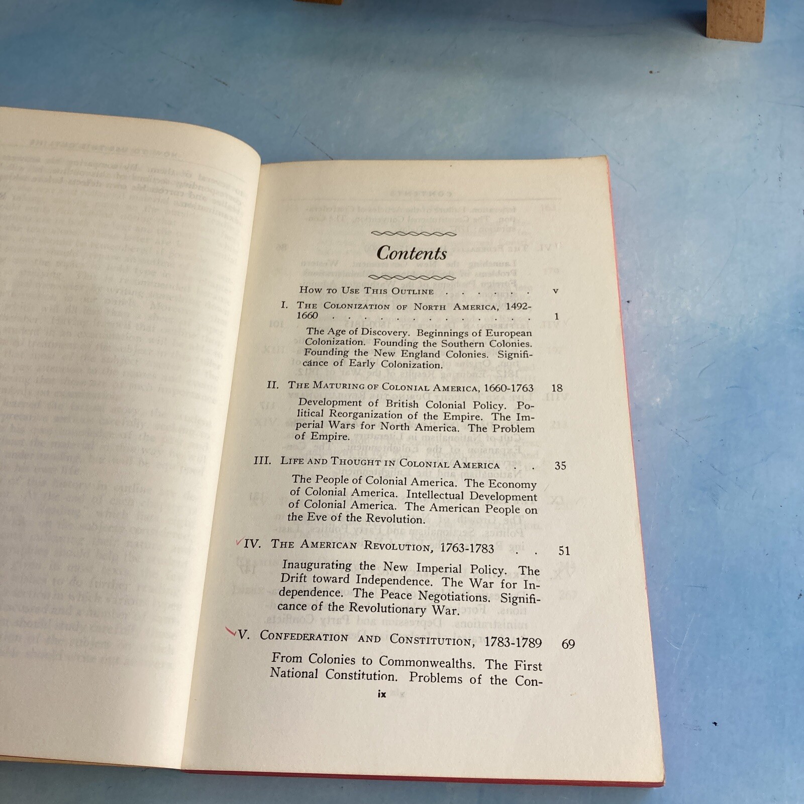 American History Before 1877~W/ Questions & Answers~Ray Billington~VINTAGE 1964!